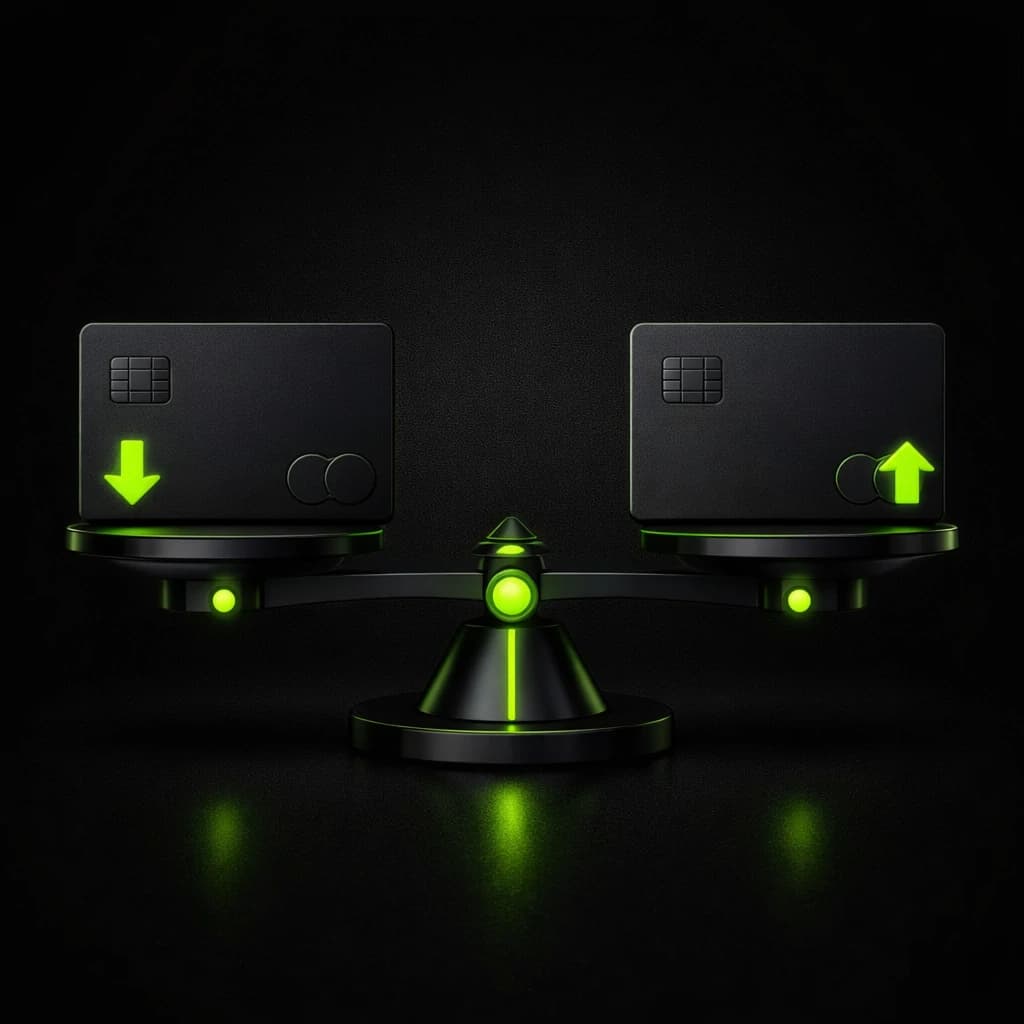 Débito ou Crédito: Qual Tem Menor Taxa e Quando Vale a Pena